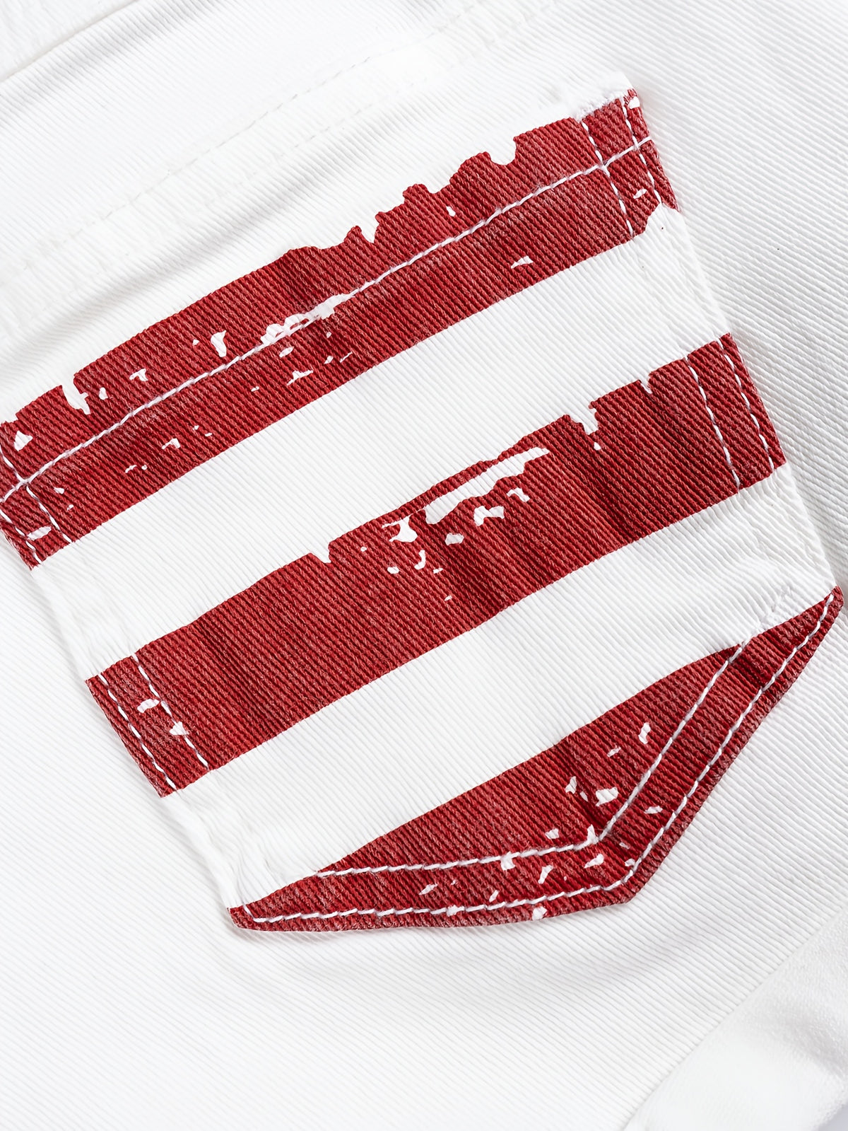 Retro Star Print Denim Shorts Women Low Waist White Washed Stripe Frayed Trim Hot Pants Casual Summer Y2K Cute Outfits
