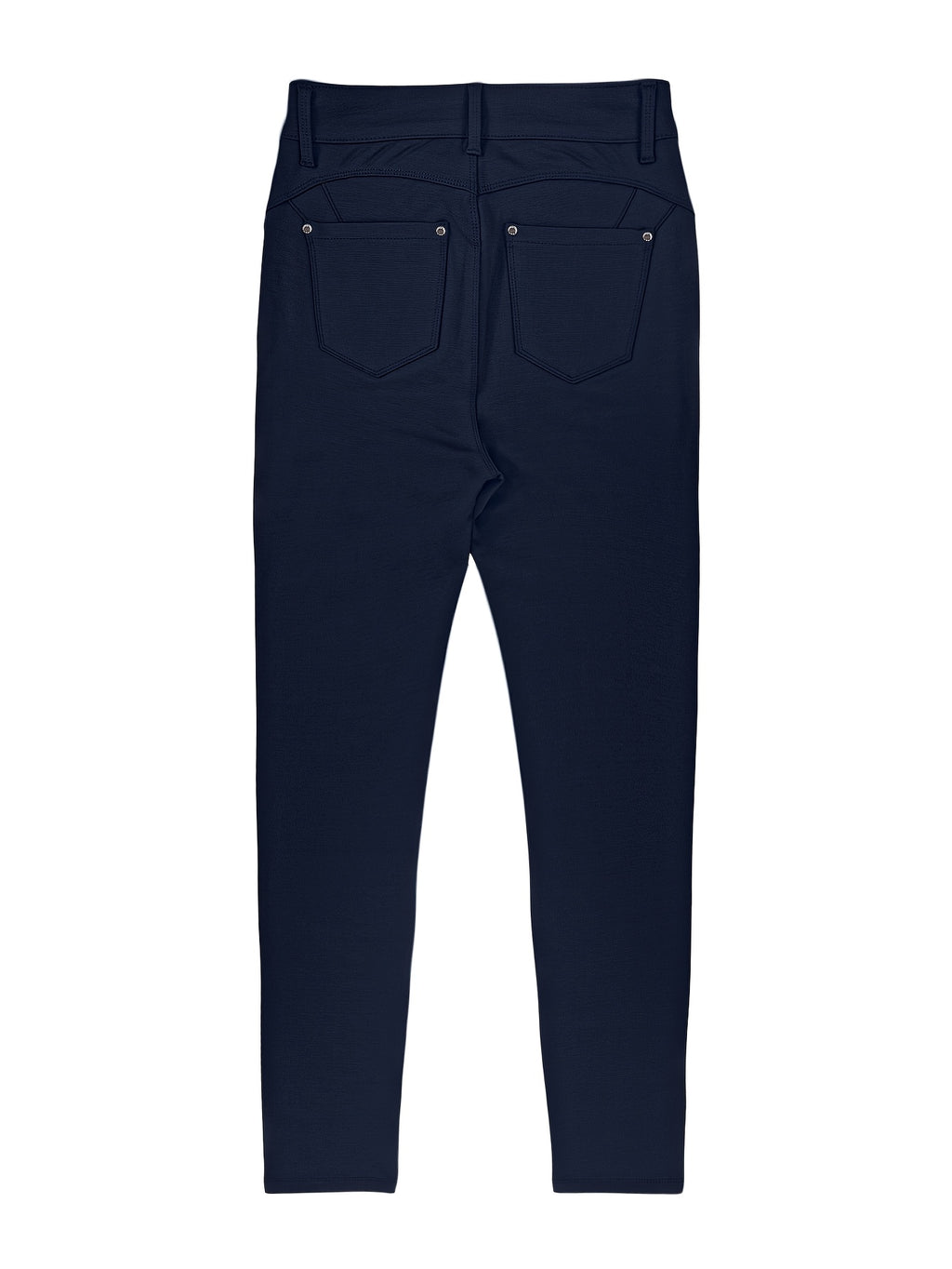 Women's High-Waist Skinny Jeans Stretchy Fabric Multi-Color Long Style Casual Streetwear Button Decor Five Pockets