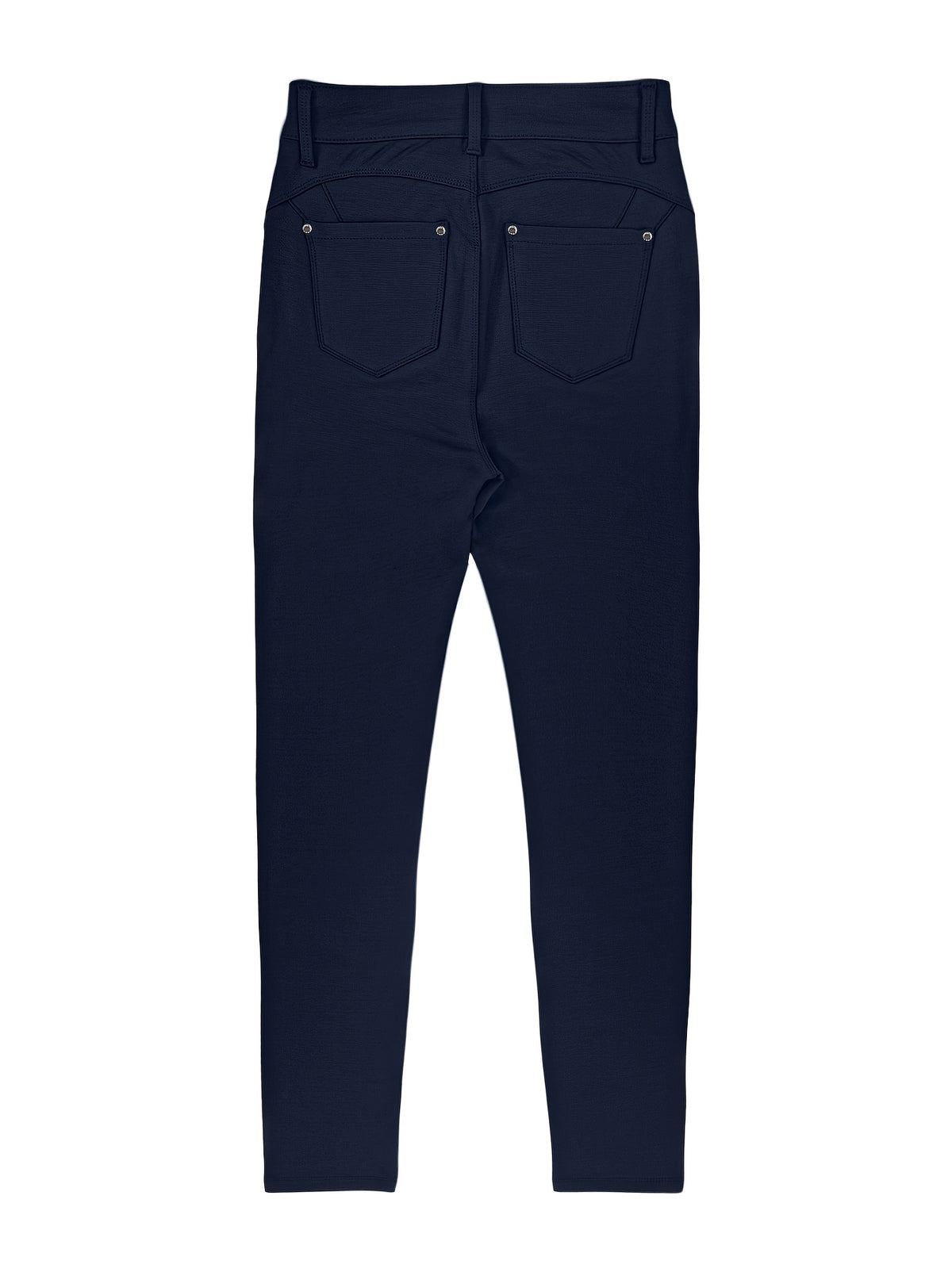 Women's High-Waist Skinny Jeans Stretchy Fabric Multi-Color Long Style Casual Streetwear Button Decor Five Pockets