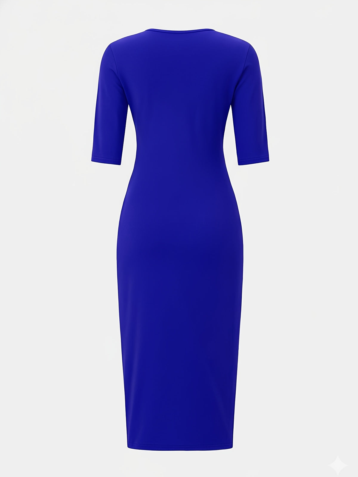 Women's Slim Fit Boat Neck Zipper Dress Short Sleeve Elegant Mid-Length Casual Dress Spring Summer Autumn