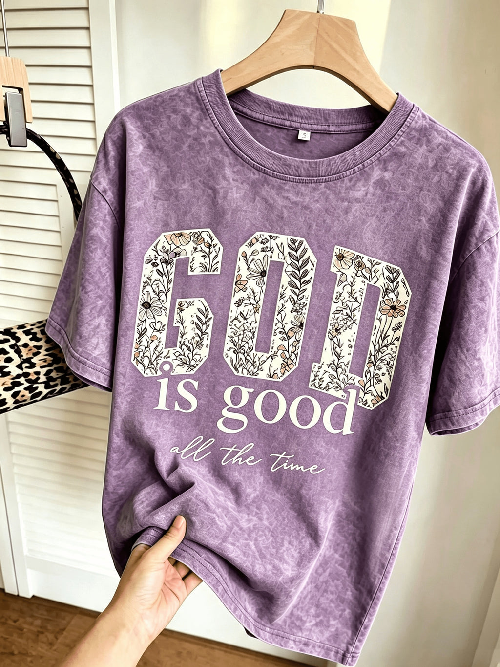 Vintage Batik Print Washed Graphic T-Shirt Women Crew Neck Floral Geometric Casual Tee Autumn Fashion S-XXL