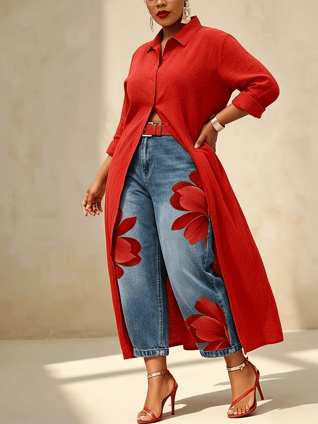 White Maxi Shirt Duster Women Long Sleeve Lapel Collar Open Front Loose Casual Layering Outerwear Cardigan Coat for Women
