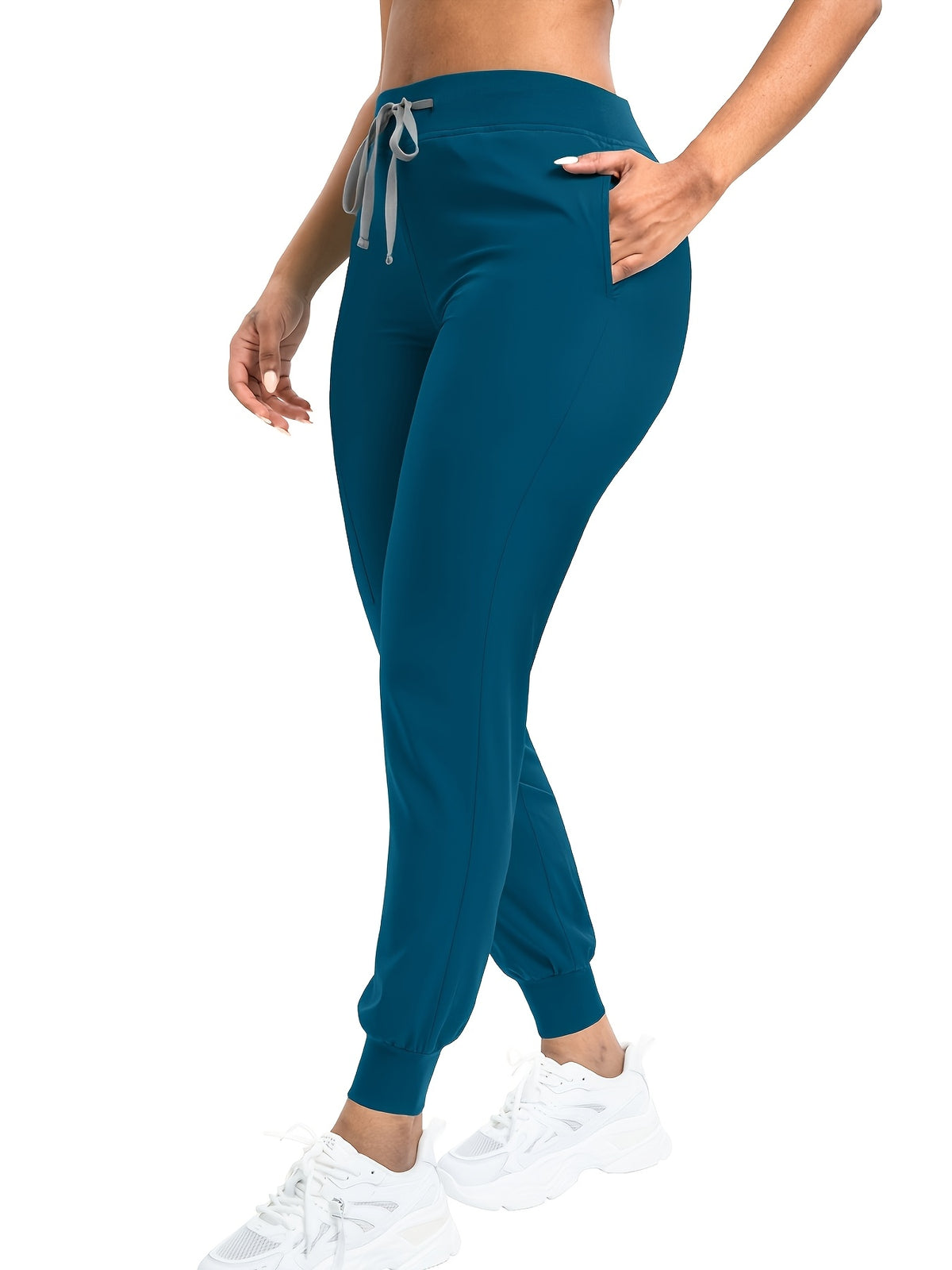 Women Scrub Set V-Neck Top & Jogger Pants 2pcs Nursing Uniform Suit Workwear for Hospital Dental Clinic Pet Clinic | Mira Roam