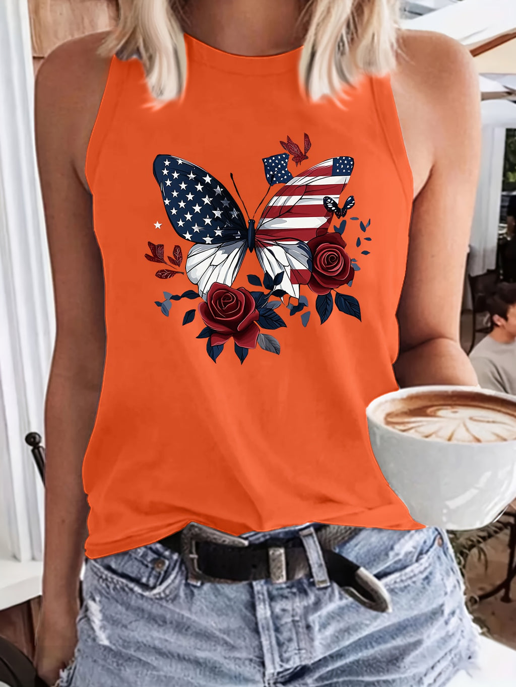 Graphic Drawing Print Tank Top Women Crew Neck Sleeveless Casual Lightweight Breathable All Season Polyester Tee S-XXL
