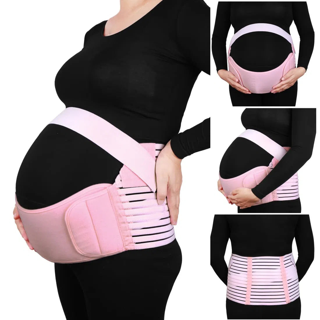 Maternity Support Belt for Pregnant Women - Belly Band for Back & Pelvic Relief, Breathable Adjustable Pregnancy Belly Support, Sizes S-XXL